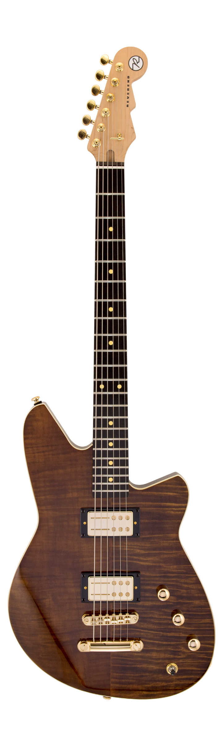Reverend DESCENT RA 10th Anniversary Baritone Electric Guitar (Dark Violin Brown)