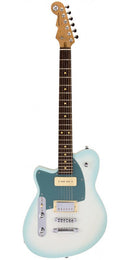 Reverend DOUBLE AGENT OG Left Handed Electric Guitar (Chronic Blue Burst)