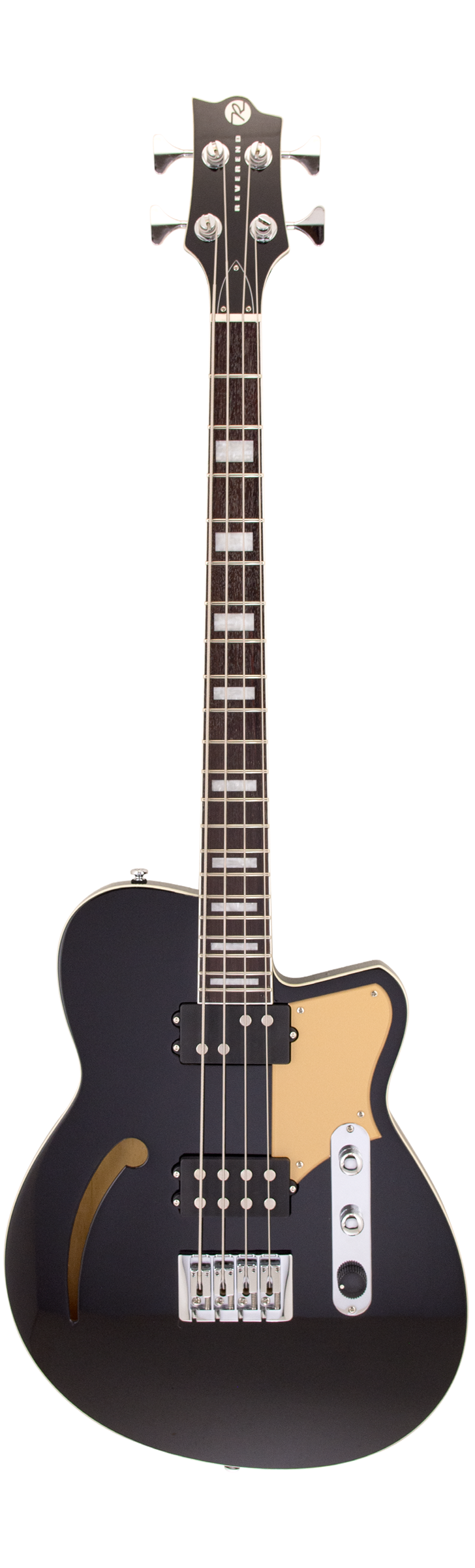 Reverend DUB KING Electric Bass Guitar (Midnight Black)