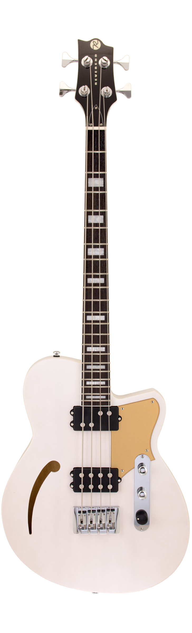 Reverend DUB KING Electric Bass Guitar (Trans White)