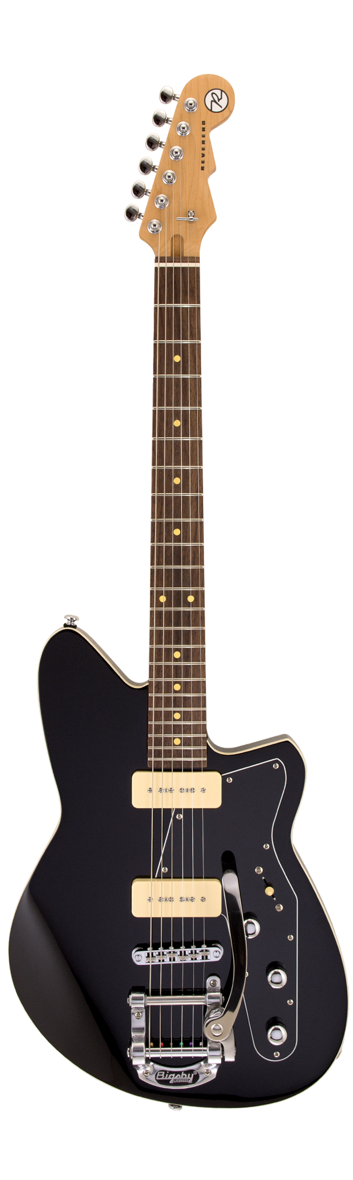Reverend JETSTREAM 290 Electric Guitar (Midnight Black)