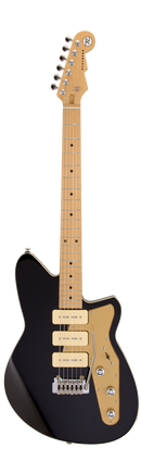 Reverend JETSTREAM 390 Electric Guitar (Midnight Black)