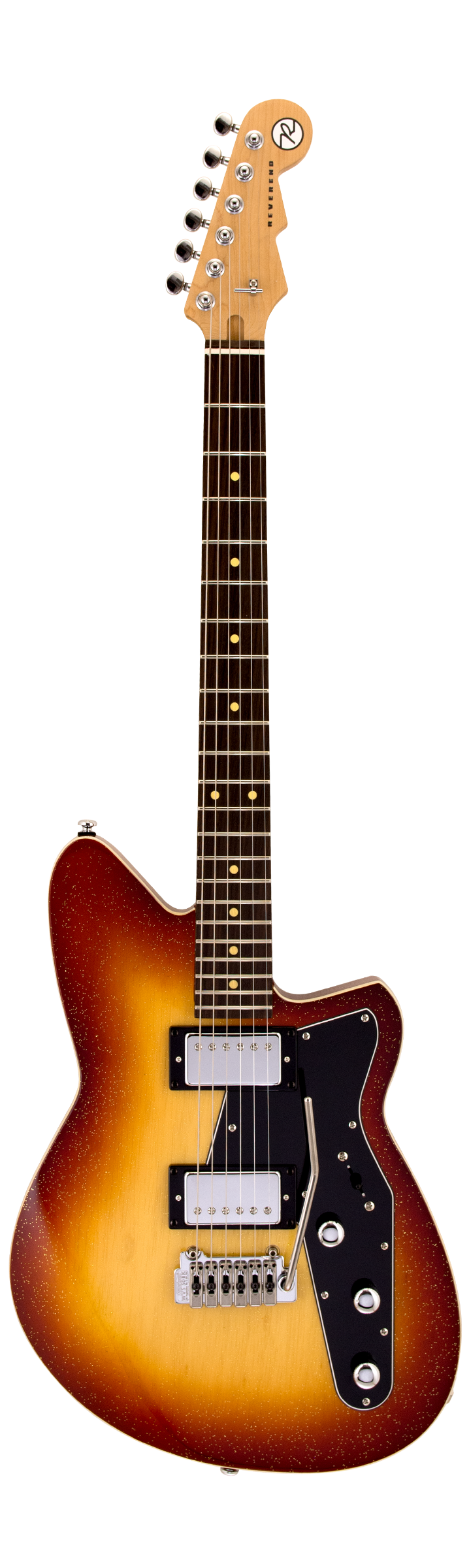 Reverend JETSTREAM HB Electric Guitar (Fire Burst Sparkle)