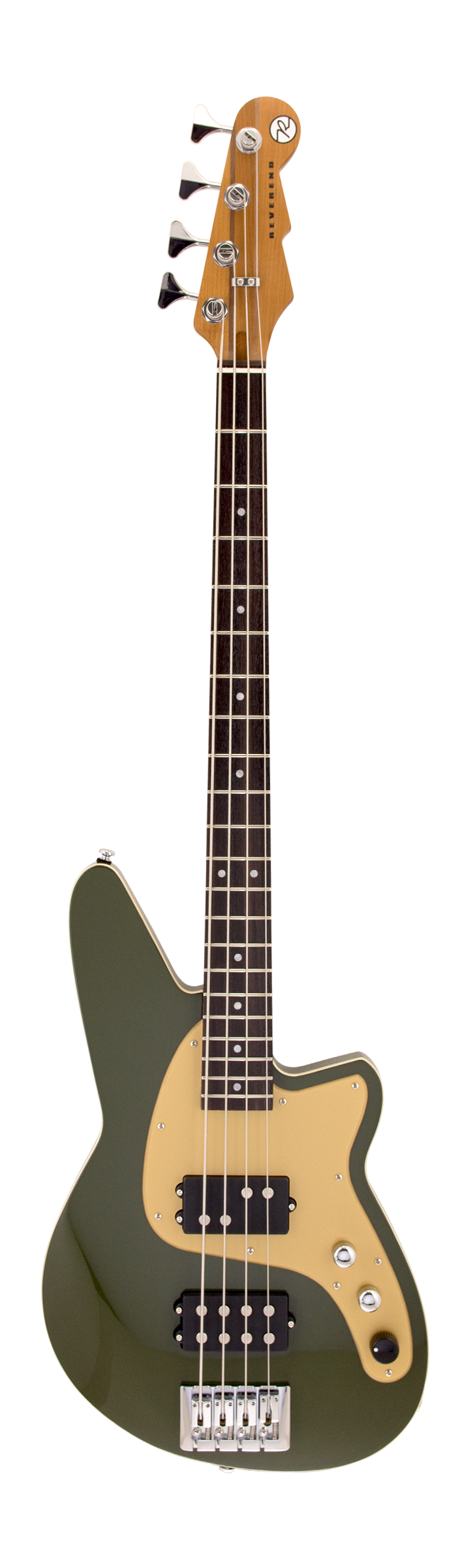 Reverend MERCALLI 4 Electric Bass Guitar (Army Green)