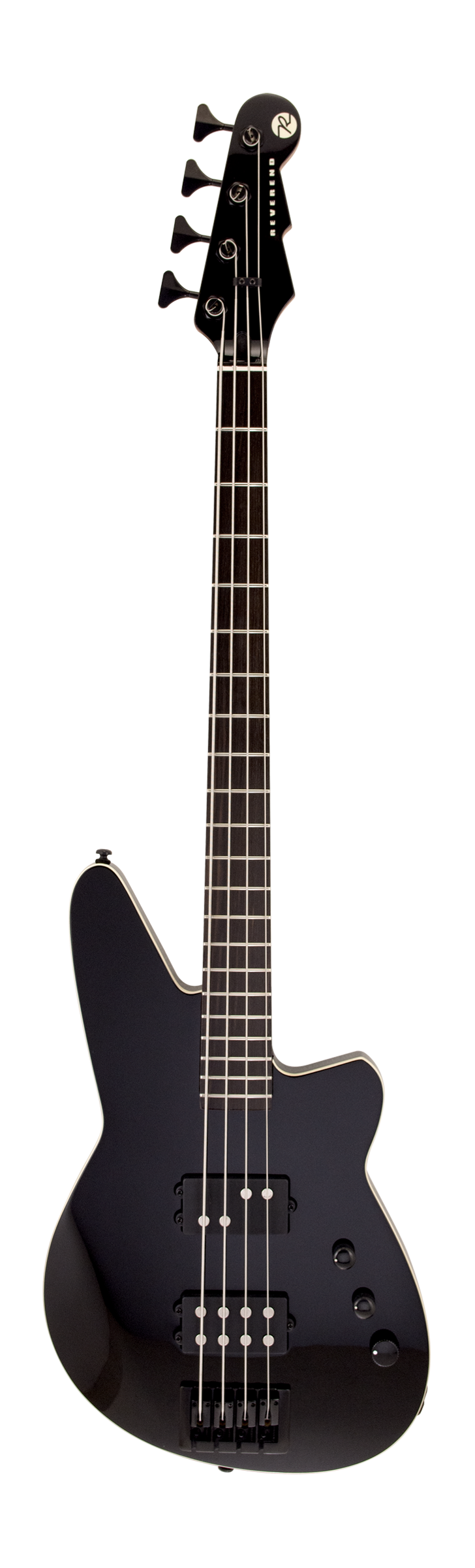 Reverend MERCALLI 4 Electric Bass Guitar (Midnight Black)