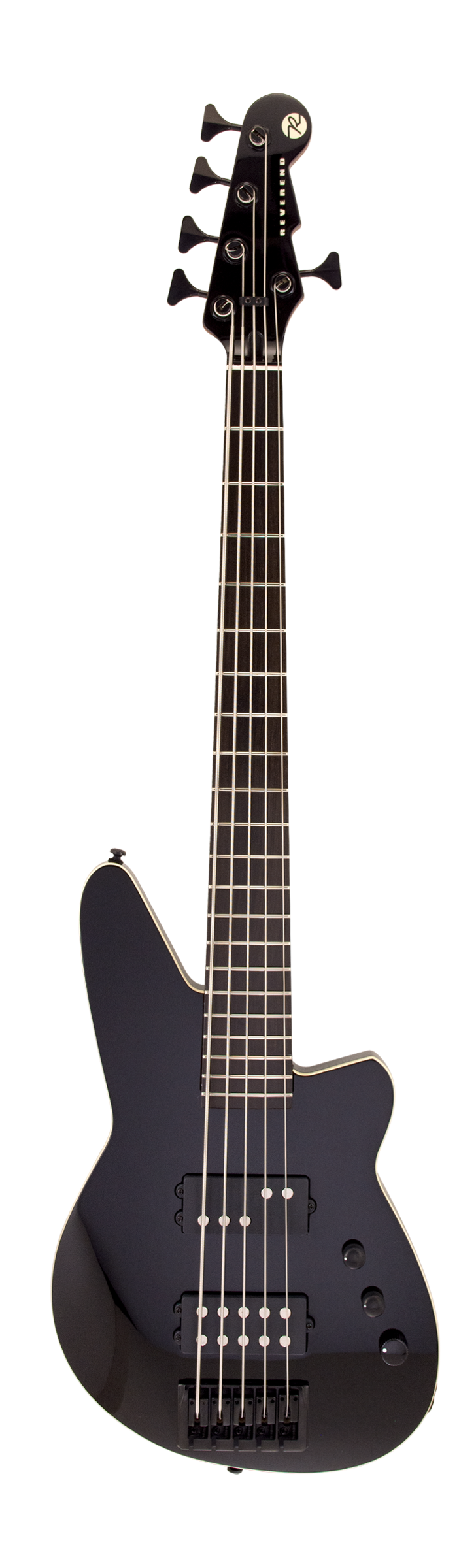 Reverend MERCALLI 5 String Electric Bass Guitar (Midnight Black)