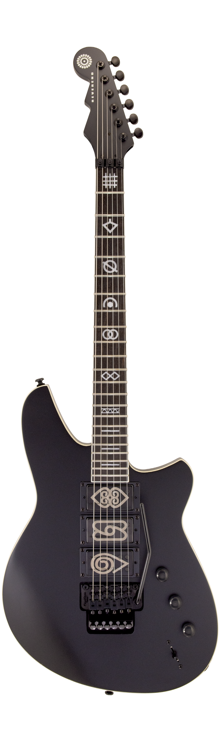 Reverend VERNON REID THE DARK Electric Guitar (Midnight Black)