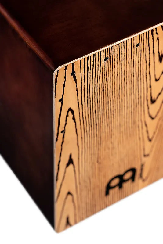 Meinl JBBCTH Jumbo Backbeat Bass Cajon Box Drum with Ported Sound Hole and Snares (Tropical Hardwood)