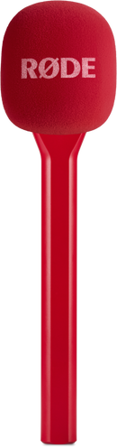 Rode INTERVIEW GO Handheld Adaptor For Wireless GO (Red)