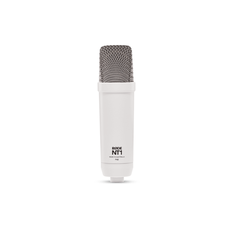 Microphone du condenseur à grand diaphragme de signature NT1 (blanc) (blanc)