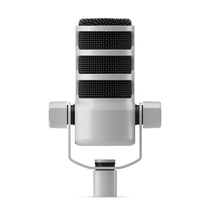 Rode PODMIC Dynamic Podcasting Microphone (White)