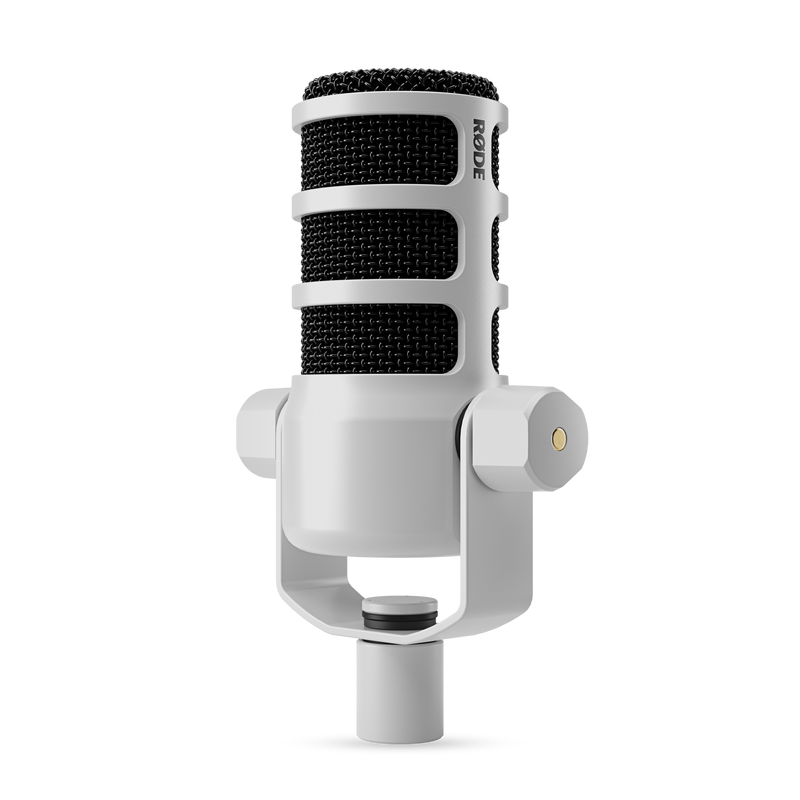 Rode PODMIC Dynamic Podcasting Microphone (White)