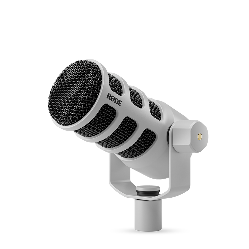 Rode PODMIC Dynamic Podcasting Microphone (White)