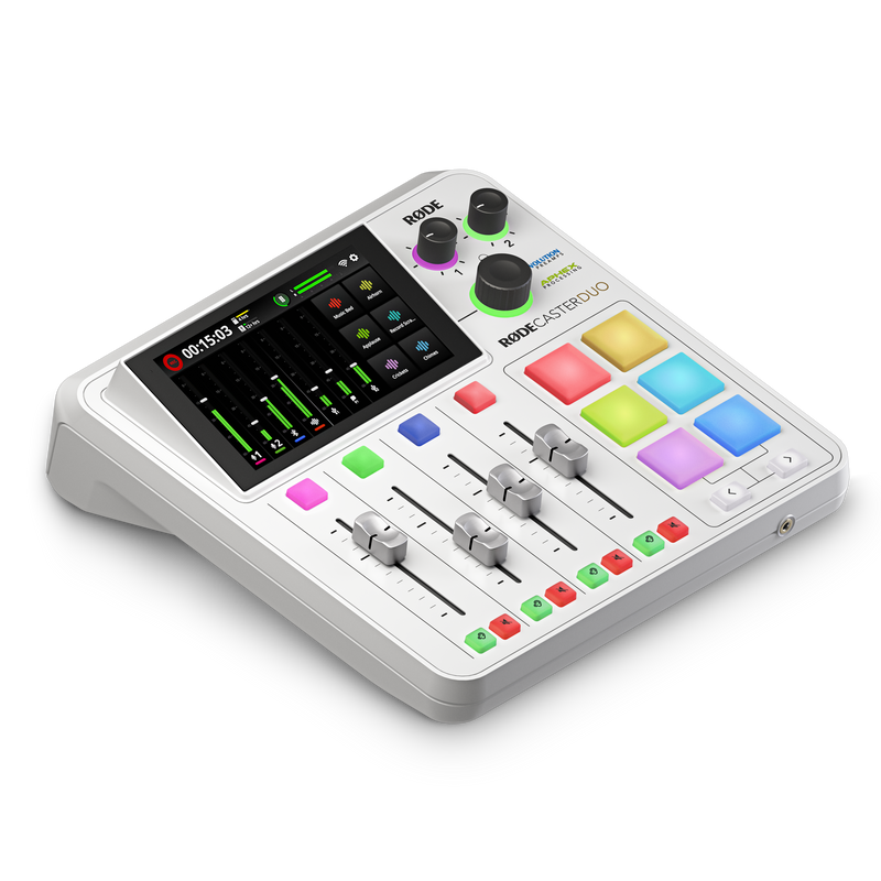 Rode RODECASTER DUO Integrated Audio Production Studio (White)