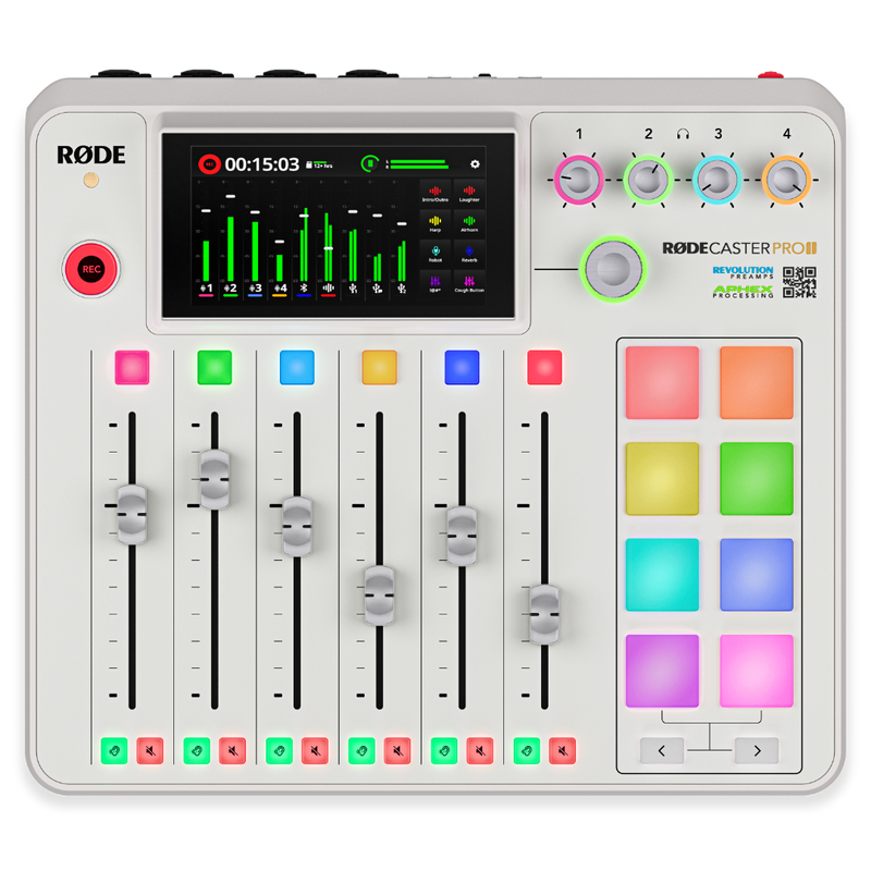 Rode RODECASTER PRO II Integrated Audio Production Studio (White)