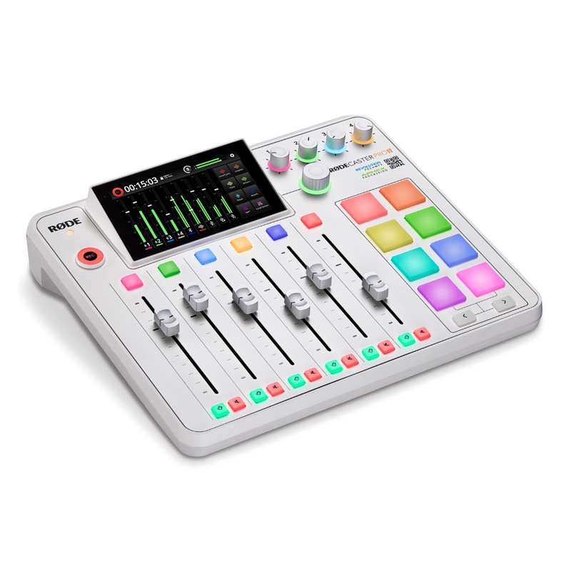 Rode RODECASTER PRO II Integrated Audio Production Studio (White)