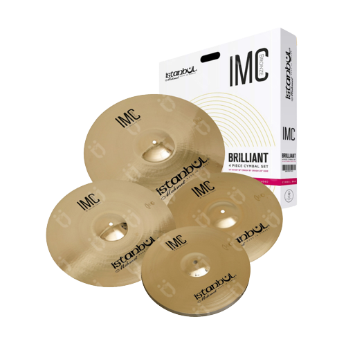 Istanbul IMC-B4 IMC Brilliant ensemble de 4 cymbales avec étui