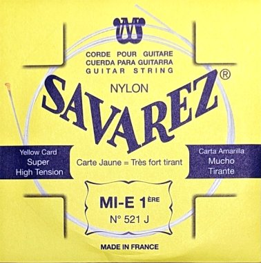 Savarez 521J Classical Guitar Strings - High Tension