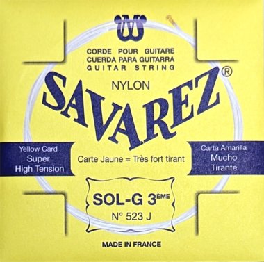 Savarez 523J Classical Guitar Strings - High Tension .0409