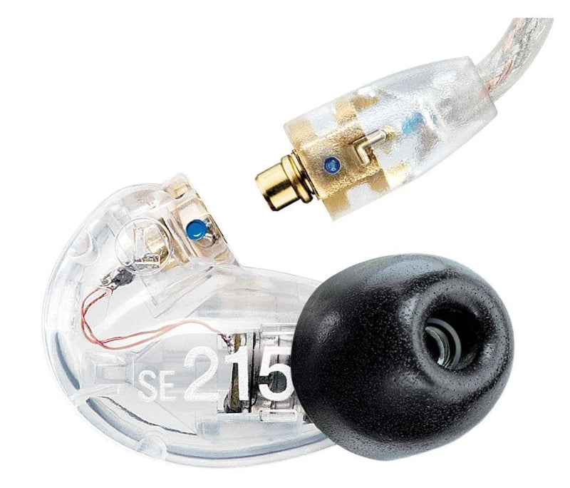 Shure SE215-CL Sound-Isolating In-Ear Stereo Earphones Clear