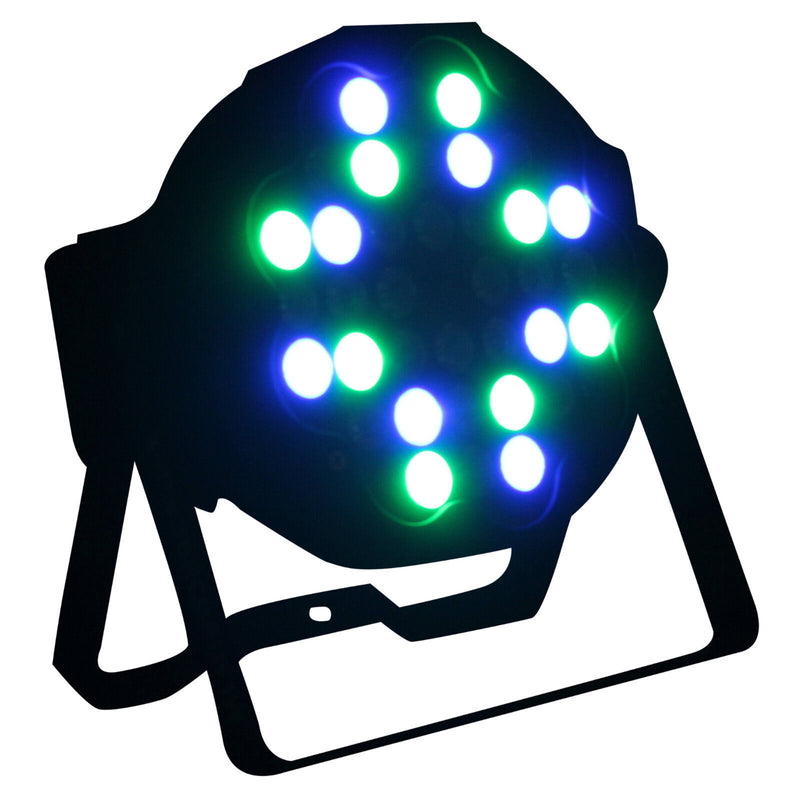 ProX X-PAR36-RGBAUV-1W-B Fusion RGBWA Par 36x 1W LED Slim Par Black Housing
