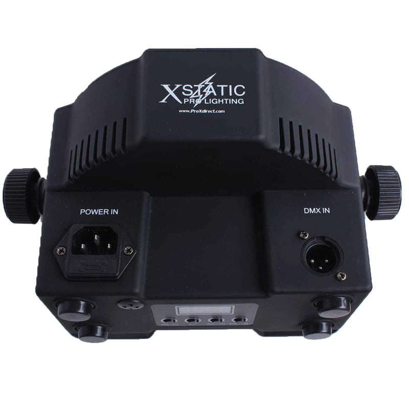ProX X-PAR36-RGBAUV-1W-B Fusion RGBWA Par 36x 1W LED Slim Par Black Housing