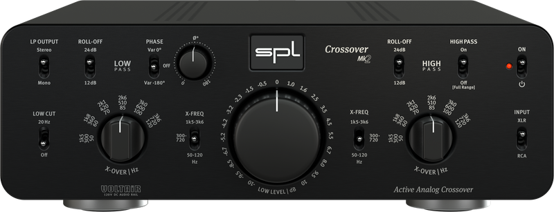 SPL CROSSOVER MK2 Active Analog 2-Way Crossover for Pro Audio & Hi-Fi Applications (Black)