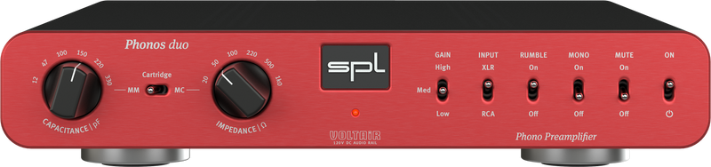 SPL PHONOS DUO RIAA Phono Preamplifier (Red)
