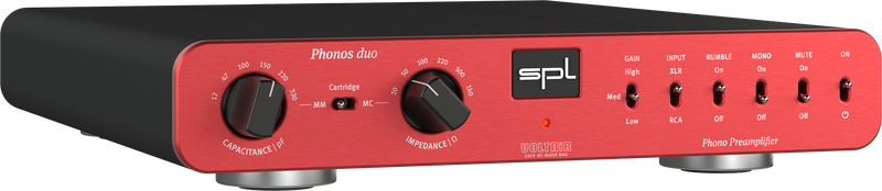 SPL PHONOS DUO RIAA Phono Preamplifier (Red)