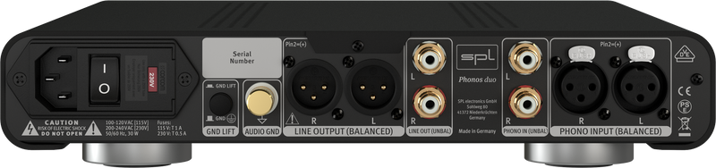 SPL PHONOS DUO RIAA Phono Preamplifier (Red)