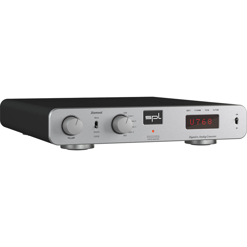 SPL Diamond Desktop DAC et préamplificateur (argent)