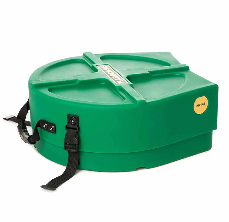 Hardcase HNL14S Fully Lined Snare Drum Case (Dark Green) - 14"