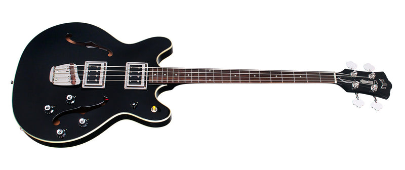 Guild NEWARK Starfire II Guitare basse semi-creuse à double micro (Noir)