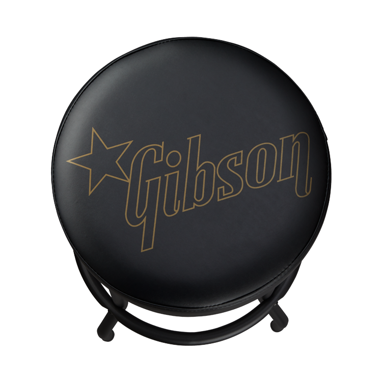 Gibson GA-STOOL3 Premium Playing Stool with Logo - 30"