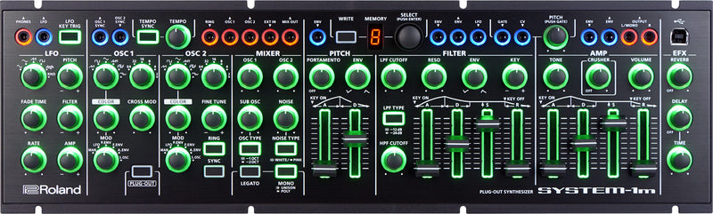 Roland AIRA SYSTEM-1M Semi-Modular Plug-Out Synthesizer