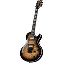 Dean Guitars TB SEL F QM NBST Select Floyd QM Electric Guitar (Natural Black Burst)