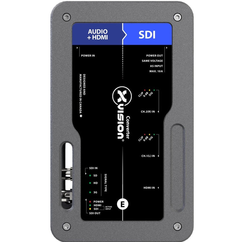 xVision XVVAUDIO2SDI Audio Embedder - HDMI1.2/3G-SDI + Audio to 3G-SDI - PWCA In/Edison Thru