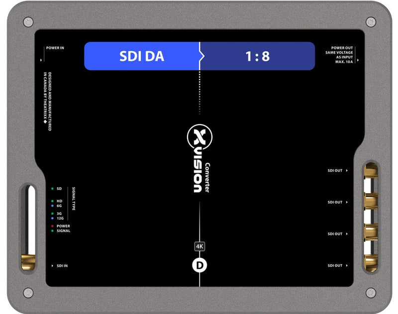 xVision XVVSDIDA8-12G xVision Converter SDI Distribution Amplifier 1:8