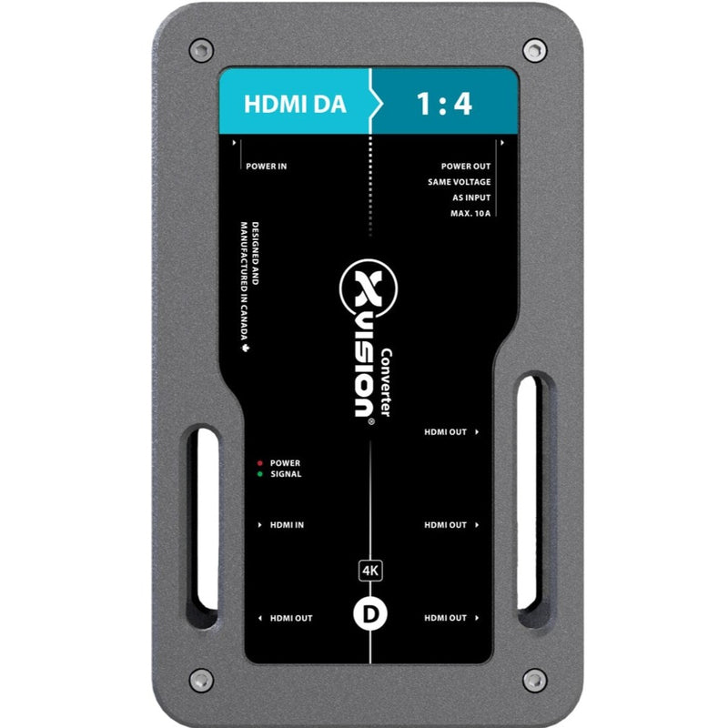 Theatrixx XVVHDMIDA4T1 Amplificateur de distribution HDMI 1:4 - True1