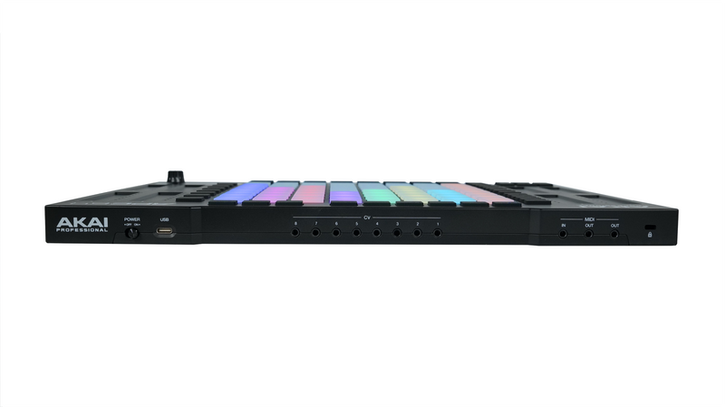 Contrôleur Akai APC64 Ableton Live avec 64 pads sensibles à la vélocité et 8 bandes tactiles assignables