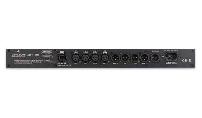 Glensound AOIP-44 4x4 Dante Interface
