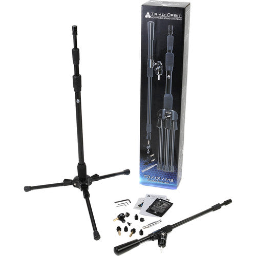 Triad-Orbit T3/O1-L/M2 Tall Tripod Single Tripod Boom Stand System