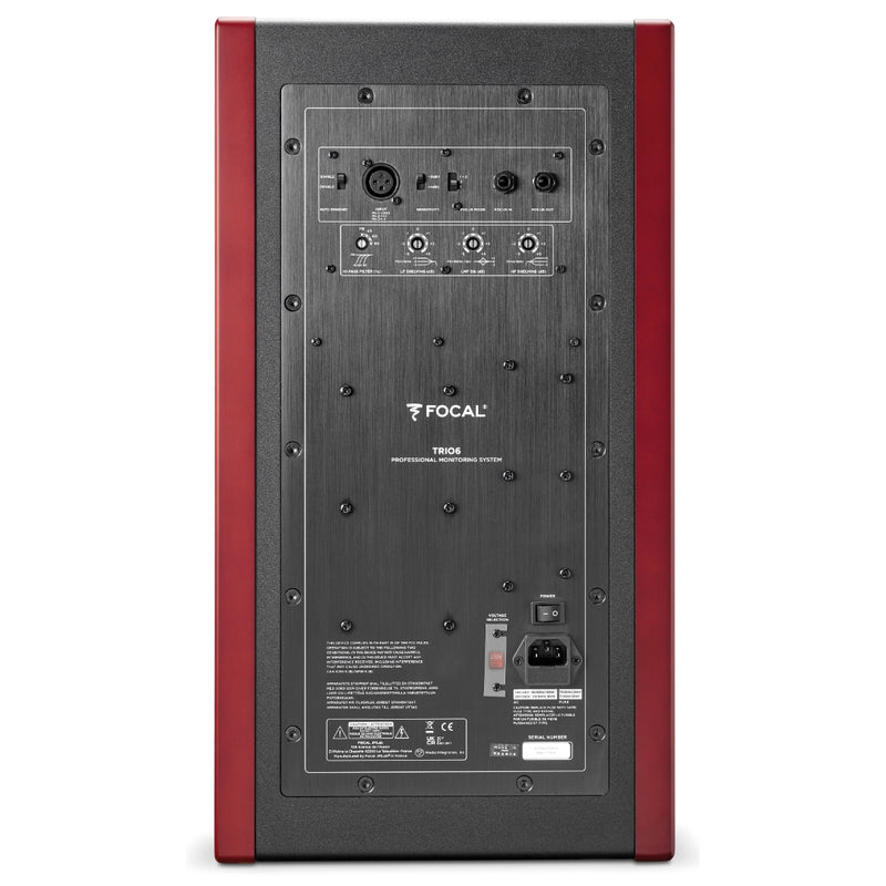 Moniteur de studio à trois voies Focal TRIO 6 (Rouge foncé)