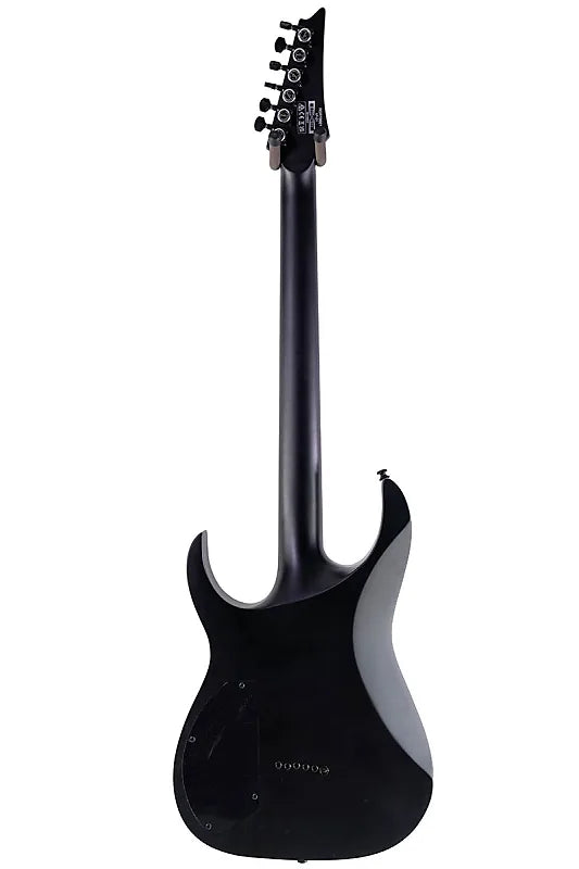 Ibanez RGRTBB21BKF Iron Label RG Baritone Electric Guitar (Black Flat)