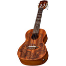 Luna UKE HEN DRA MAH C Uke Henna Dragon Mahogany Concert Ukulele (Open Pore Natural)