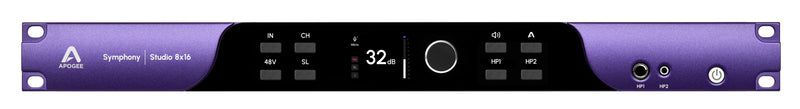 APOGEE Symphony-Studio-8x16 Interface audio USB-C avec 8 micro / ligne au niveau de la ligne × 16