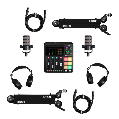 Rode TWO PERSON BUNDLE for Podcaster