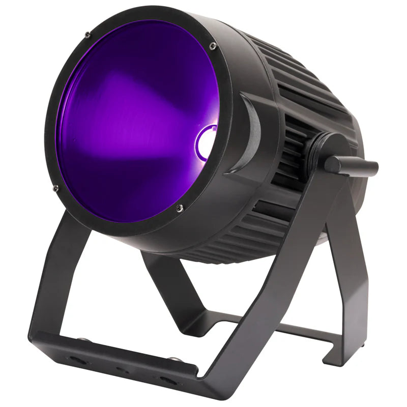 American DJ UV PAR 100IP Weather-Resistant Ultraviolet LED Fixture With Aria X2 Wireless Technology