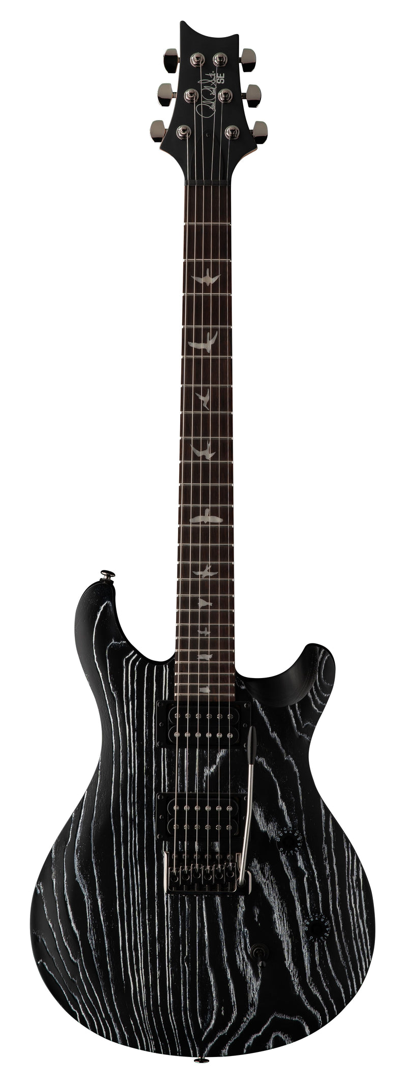 PRS SE SWAP ASH CE 24 Sandblasted Limited Edition Electric Guitar (Sandblasted White)