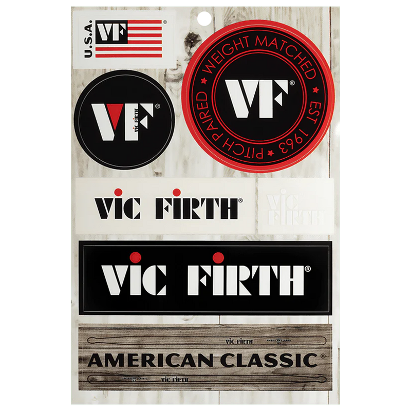 Vic Firth VFSTSHEET Vinyl Sticker Sheet
